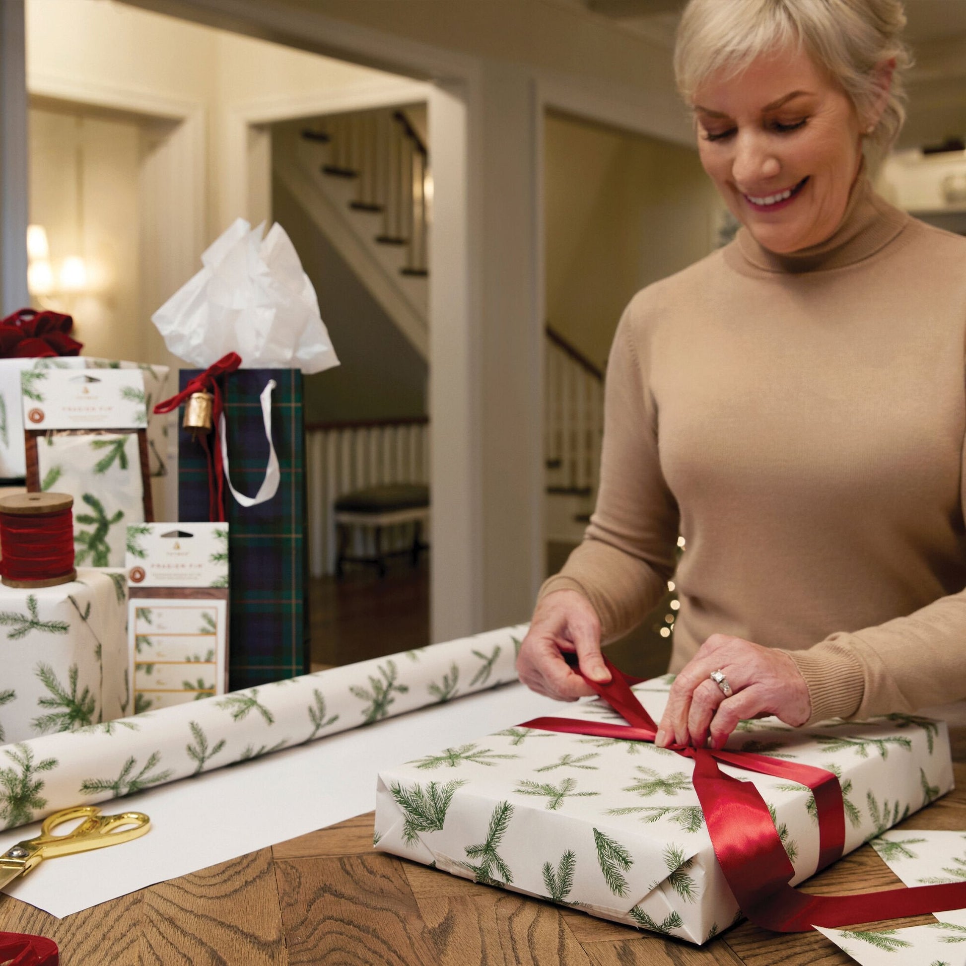 Frasier Fir® Fragranced Wrapping Paper, 2 pack
